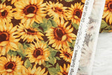Sunflowers! 1 Yard printed fabric plain cotton cloth garment garment garment fabric pure cotton, Floral Fabric Yardage by Yard 202101 - fabrics-top