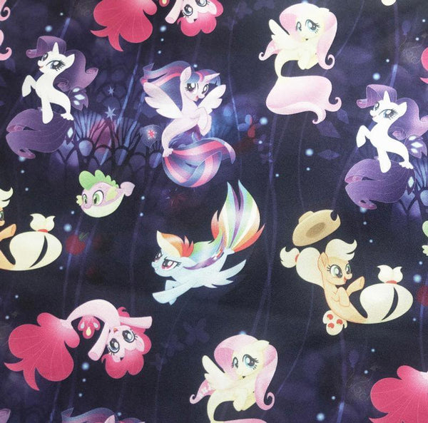 Pretty Unicorns 2 Colors! 1 Meter Medium Thickness Silky Polyester Fabric, Fabric by Yard, Yardage Fabrics for Style Clothes, Bags Unicorns - fabrics-top