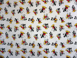 Mickey Collection! 1 Yard Stiff Cotton Toile Fabric,  by Yard, Yardage 12 oz Cotton Canvas Fabrics for Bagd Mickey Mouse Kid ChildrenStyle - fabrics-top