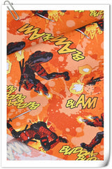 Deadpool Budda Slam! 1 Yard Digital Printed Cotton Fabric, Fabric by Yard, Yardage Fabrics, 2201 - fabrics-top