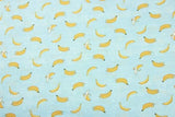 Small Banana blue! 1 Meter Medium Thickness Plain Cotton Fabric, Fabric by Yard, Yardage Cotton Fabrics for  Style Garments, Bags