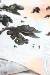 How to Train your Dragon Series 2 3 Color! 1 yard Printed Cotton Fabric, Fabric by Yard, Yardage Cotton Bag Fabrics, Children Fabrics - fabrics-top