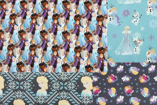 the Princesses series 5 Frozen Elsa Anna! 1 Yard Quality Medium Thickness Plain Cotton Fabric, Fabric by Yard, Yardage Cotton Fabrics