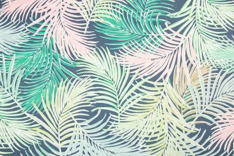 Tropical Leaves! 1 Meter Fine Cotton Fabric, Fabric by Yard, Yardage Cotton Fabrics for  Style Dress Clothes Skirt