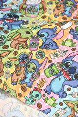 Stitch and Yoda! 1 Yard Printed Cotton Fabric, Fabric by Yard, Yardage Fabrics, Children  Kids 2103 - fabrics-top