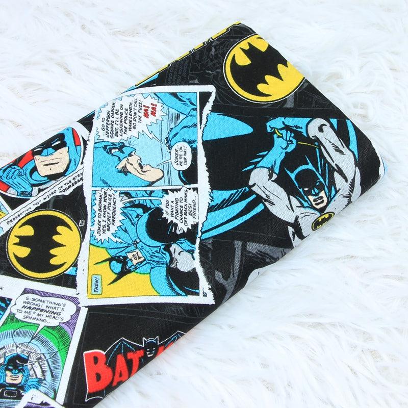Batman Comics black! 1 Meter Medium Thickness Printed Plain Cotton Fabric, Fabric by Yard, Yardage Batman Fabric - fabrics-top
