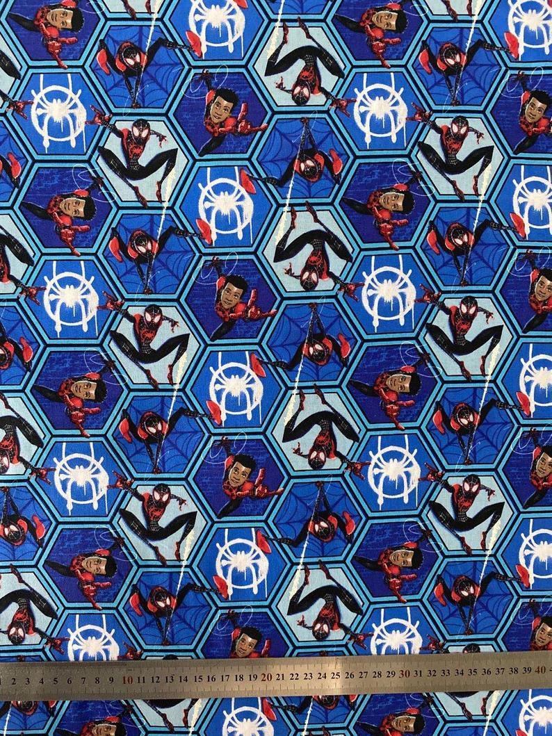 Collection 2 the Avengers Marvel Comics Super Hero! 1 Meter Medium Thickness Plain Cotton Fabric, Cotton Fabrics for  Style Garments, Masks - fabrics-top