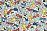 いなかっぺ大将 Japanese Cartoons series 1! 1 Meter Light Weight Cotton Fabric, Fabric by Yard, Yardage Cotton Fabrics for Style Clothes, Bags - fabrics-top