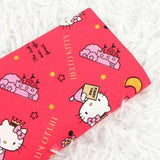 Hello Kitty Quality Prints Collection! 1 Meter Printed Cotton Fabric, Fabric by Yard, Yardage Bag Fabrics, Children Fabrics, Kids, Japanese - fabrics-top