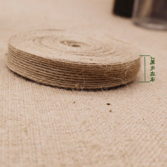 Retro 10 Yards of High Quality Plain Flat Jute Ribbon, Knitted Hemp Ribbon, Jute-Cotton Ribbon, Width 0.6~4cm, 11 Patterns, Lace Belt - fabrics-top