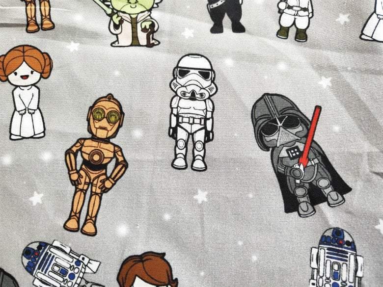 Star Wars ! 1 Meter Medium Thickness Cotton Fabric, Fabric by Yard, Yardage Cotton Fabrics for  Style Garments - fabrics-top