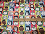 Snoopy Charlie Brown and Friends Series! 1 Yard Stiff Polyester Toile Fabric by Yard, Yardage Polyester Canvas Fabrics Bags Kids Children - fabrics-top