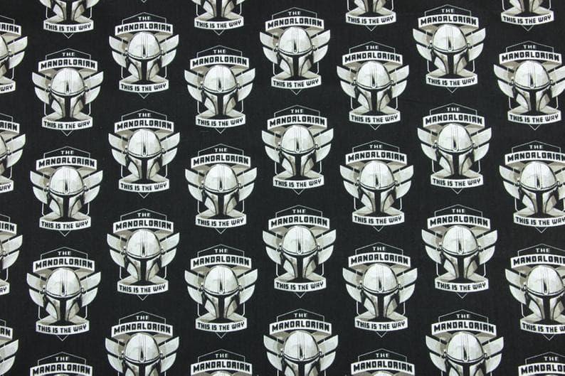 Star Wars Mandalorian 2 Colors!1 Meter Medium Thickness  Cotton Fabric, Fabric by Yard, Yardage Cotton Fabrics for  Style Garments - fabrics-top