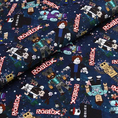Roblox Game Series 3 ! 1 Meter Printed Cotton Fabric, Fabric by Yard, Yardage Fabrics, Children - fabrics-top