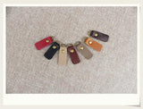 2pcs Leather Zipper Pulls,9 colors available, Zipper Pullers - fabrics-top