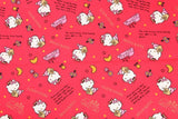 Hello Kitty Quality Prints Collection! 1 Meter Printed Cotton Fabric, Fabric by Yard, Yardage Bag Fabrics, Children Fabrics, Kids, Japanese - fabrics-top