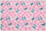 Stitch and Angle 4 prints Pink blue! 1 Yard Printed Cotton Fabric by Yard, Yardage Fabrics, Children  Kids 2103