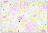 Fireworks Pattern Japanese Style Retro! 1 Meter Medium Summer Slub Cotton Floral Fabric by Yard, Yardage Cotton Fabrics Style Garments, Bags