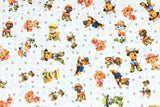 Paw Patrol Series 2 6 prints! 1 Meter Medium Thickness Cotton Fabric, Fabric by Yard, Yardage Cotton Fabrics for Style Clothes, Bags Dog