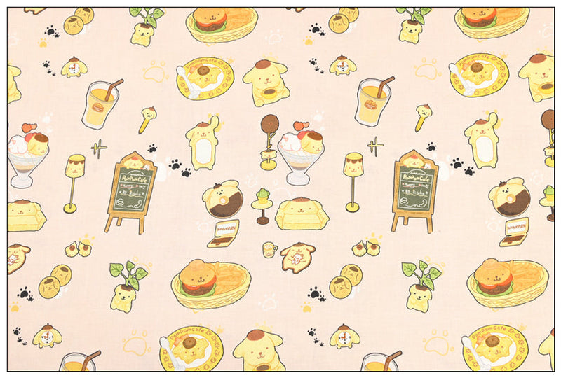 My Melody Hello Kitty Pochacco Anime! 1 Yard Printed Cotton Fabric, Fabric by Yard, Yardage Bag Fabrics, Children Fabrics, Kids, Japanese