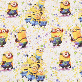 Minions New Series 11 prints! 1 Yard Medium Thickness  Cotton Fabric, Fabric by Yard, Yardage Cotton Fabrics for  Style Garments, Bags Yellow