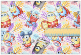 Minions New Series 11 prints! 1 Yard Medium Thickness  Cotton Fabric, Fabric by Yard, Yardage Cotton Fabrics for  Style Garments, Bags Yellow