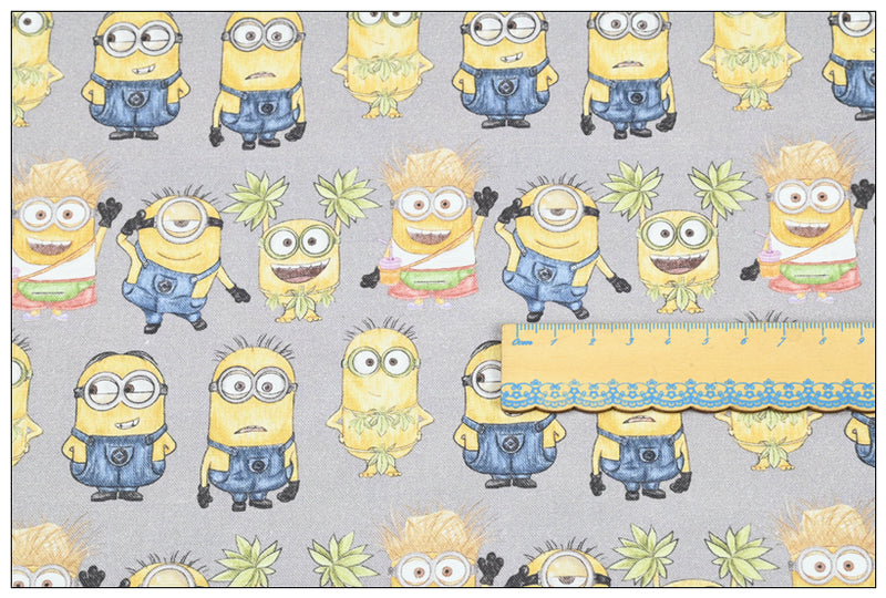 Minions New Series 11 prints! 1 Yard Medium Thickness  Cotton Fabric, Fabric by Yard, Yardage Cotton Fabrics for  Style Garments, Bags Yellow