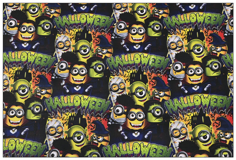 Minions New Series 11 prints! 1 Yard Medium Thickness  Cotton Fabric, Fabric by Yard, Yardage Cotton Fabrics for  Style Garments, Bags Yellow