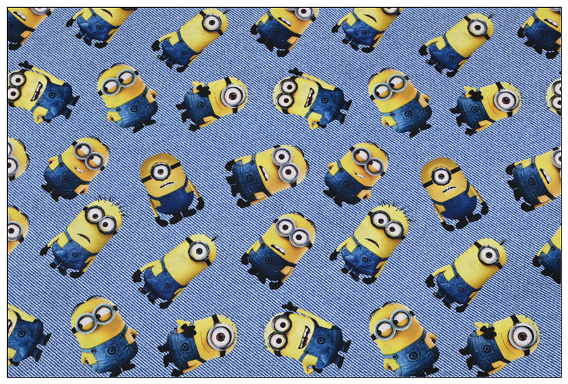 Minions New Series 11 prints! 1 Yard Medium Thickness  Cotton Fabric, Fabric by Yard, Yardage Cotton Fabrics for  Style Garments, Bags Yellow