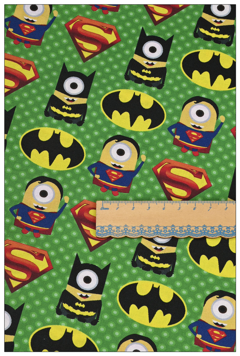 Minions New Series 11 prints! 1 Yard Medium Thickness  Cotton Fabric, Fabric by Yard, Yardage Cotton Fabrics for  Style Garments, Bags Yellow