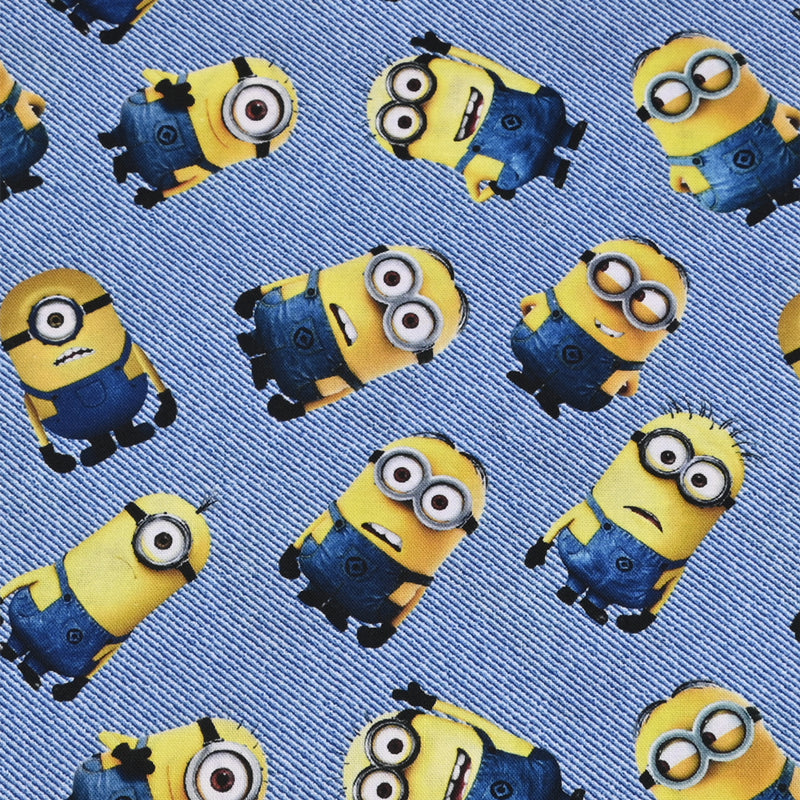 Minions New Series 11 prints! 1 Yard Medium Thickness  Cotton Fabric, Fabric by Yard, Yardage Cotton Fabrics for  Style Garments, Bags Yellow