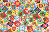 Paw Patrol Series 2 6 prints! 1 Meter Medium Thickness Cotton Fabric, Fabric by Yard, Yardage Cotton Fabrics for Style Clothes, Bags Dog