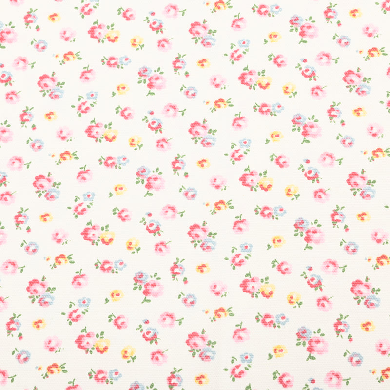 London Cath Kidston Floral 2 Prints ! 1 Meter Stiff Cotton Toile Fabric, Fabric by Yard, Yardage Cotton Canvas Fabrics for Bags English Retro