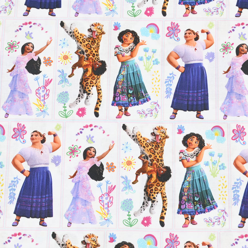 Encanto Characters Mirabel Madrigal ! 1 Yard Quality Medium Thickness Plain Poly Fabric, Fabric by Yard, Yardage Fabrics