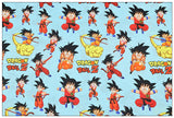 Retro Anime Dragon Ball Z blue! 1 Yard Printed Cotton Fabric, Fabric by Yard, Yardage Bag Fabrics, Children Fabrics, Kids, Japanese