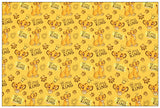 Hakuma Matata Simba the Lion King 2 prints! 1 Meter Medium Thickness  Cotton Fabric, Fabric by Yard, Yardage Cotton Fabrics for Garments, Bags Yellow