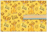 Hakuma Matata Simba the Lion King 2 prints! 1 Meter Medium Thickness  Cotton Fabric, Fabric by Yard, Yardage Cotton Fabrics for Garments, Bags Yellow