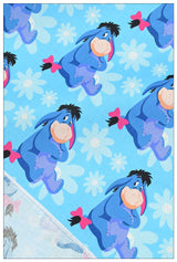 Eeyore the donkey blue ! 1 Yard Medium Thickness Cotton Fabric, Fabric by Yard, Yardage Cotton Fabrics for Style Clothes, Bags