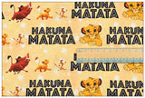 Hakuma Matata Simba the Lion King 2 prints! 1 Meter Medium Thickness  Cotton Fabric, Fabric by Yard, Yardage Cotton Fabrics for Garments, Bags Yellow