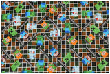 Minecraft the game Mosaic ! 1 Yard Medium Printed Cotton Fabric, Fabric by Yard, Yardage Cotton Fabrics online Game