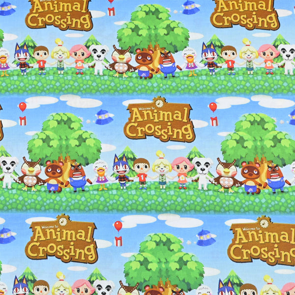 Animal Crossing green! 1 Yard Medium Thickness  Cotton Fabric, Fabric by Yard, Yardage Cotton Fabrics for  Style Garments, Bags Yellow