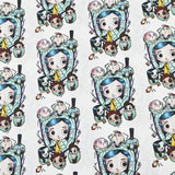 Skulls Sally Nightmare beofre Christmas 4 prints! 1 Meter Medium Thickness Plain Cotton Fabric, Fabric by Yard, Yardage Cotton Fabrics for Clothes Crafts