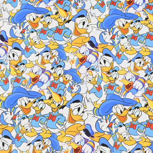 Donald Duck blue! 1 Yard Plain Cotton Fabric by Yard, Yardage Cotton Fabrics for Style Craft Bags