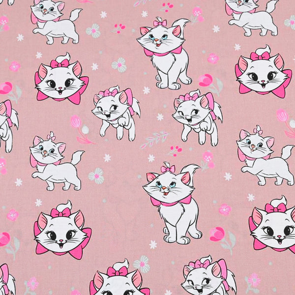 the Aristocats Marie Cat! 1 Yard Medium Thickness Cotton Fabric by Yard, Yardage Cotton Fabrics for  Style Garments, Bags Yellow