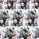 Skulls Sally Nightmare beofre Christmas 4 prints! 1 Meter Medium Thickness Plain Cotton Fabric, Fabric by Yard, Yardage Cotton Fabrics for Clothes Crafts