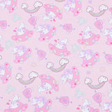Sanrio Characters My Melody 2 prints! 1 Yard Printed Cotton Fabric, Fabric by Yard, Yardage Bag Fabrics, Children Fabrics, Kids, Japanese