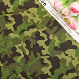 Green Classic Forest Camouflage! 1 Meter Plain Fabric, Fabric by Yard, Yardage Cotton Fabrics for  Style Garments, Bags 2303