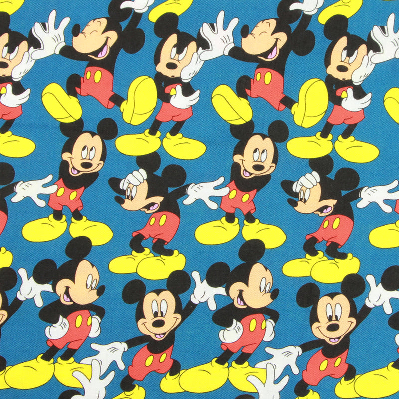 Classic Mickey Collection! 1 Meter Medium Thickness  Cotton Fabric, Fabric by Yard, Yardage Cotton Fabrics for  Style Garments, Bags