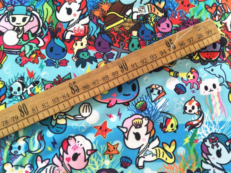 Tokidoki Stretch Fabrics Series 3! 1 Meter Printed Stretch Poly Fabric, Fabric by Yard, Yardage  Bag Fabrics, Children Fabrics,Japanese