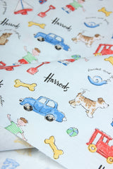 Pets' Toy Harrods Pet Shop! 1 Meter Medium Thickness Printed Plain Cotton Fabric, Craft Fabric